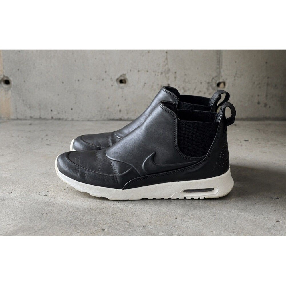 Nike Air Max Thea Mid  Black White SNEAKER BOOTS 859550 001 Women 7.5